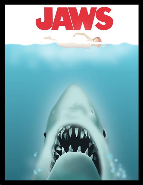 Movie Poster Svg Jaws Svg Shark Svg Shark Clipart Shark Etsy | The Best ...