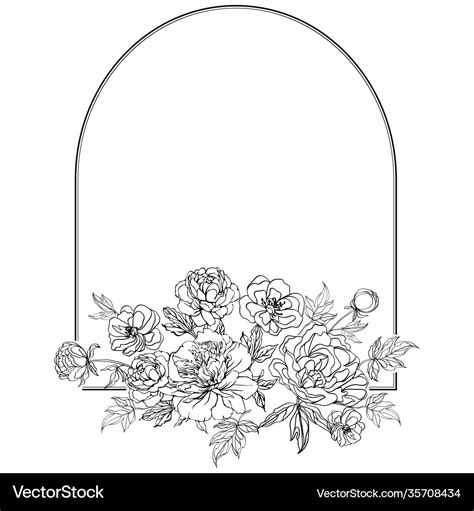 Frame outline Royalty Free Vector Image - VectorStock