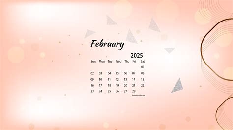 February 2025 Desktop Wallpaper Calendar - CalendarLabs