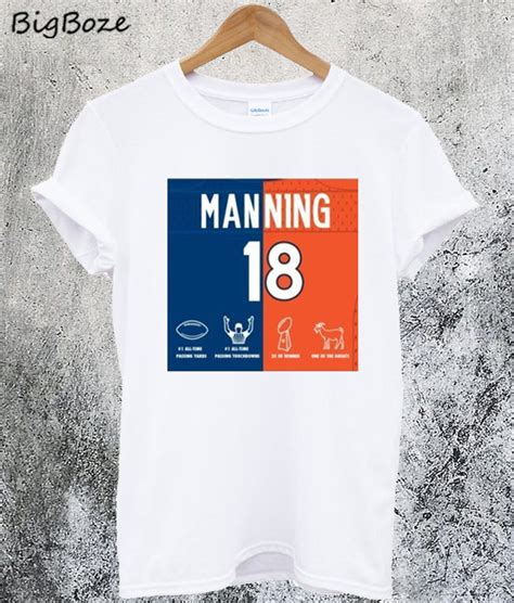 Peyton Manning Hall Of Fame T-Shirt