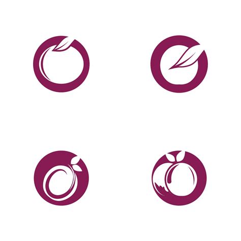 Plum logo vector icon design template 6812482 Vector Art at Vecteezy