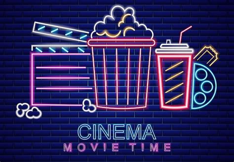 Premium Vector | Comedy movie neon symbol