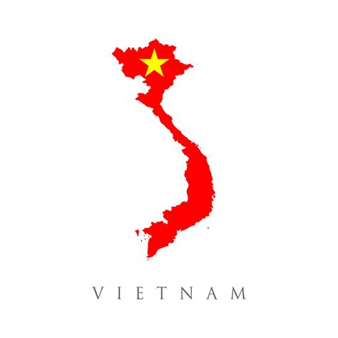 map of vietnam and vietnamese flag illustration. Vietnam country flag ...