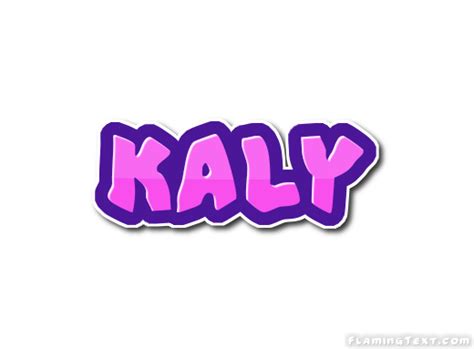 Kaly Logo | Herramienta de diseño de nombres gratis de Flaming Text