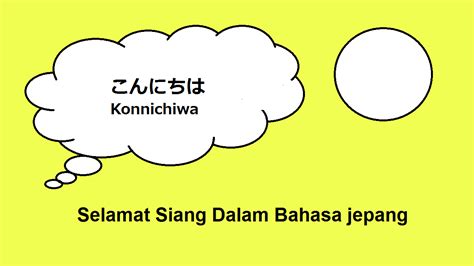 Selamat Siang Dalam Bahasa Jepang - Cilacap Klik