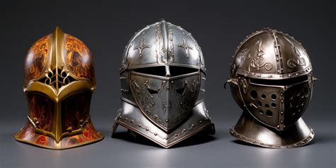 Decoding Diverse Medieval Helmet Types