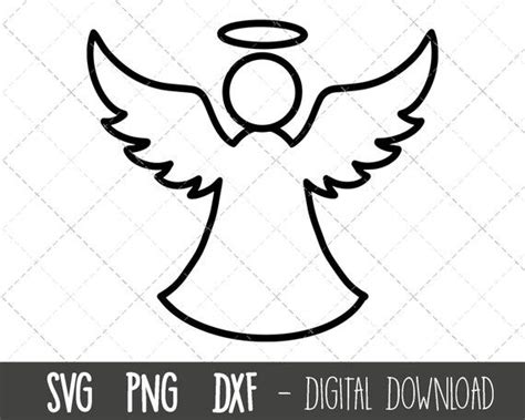 an angel with wings and halos is shown in the center of this svg file