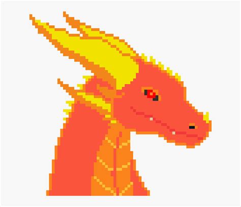 Fire Dragon Pixel Art, HD Png Download , Transparent Png Image - PNGitem