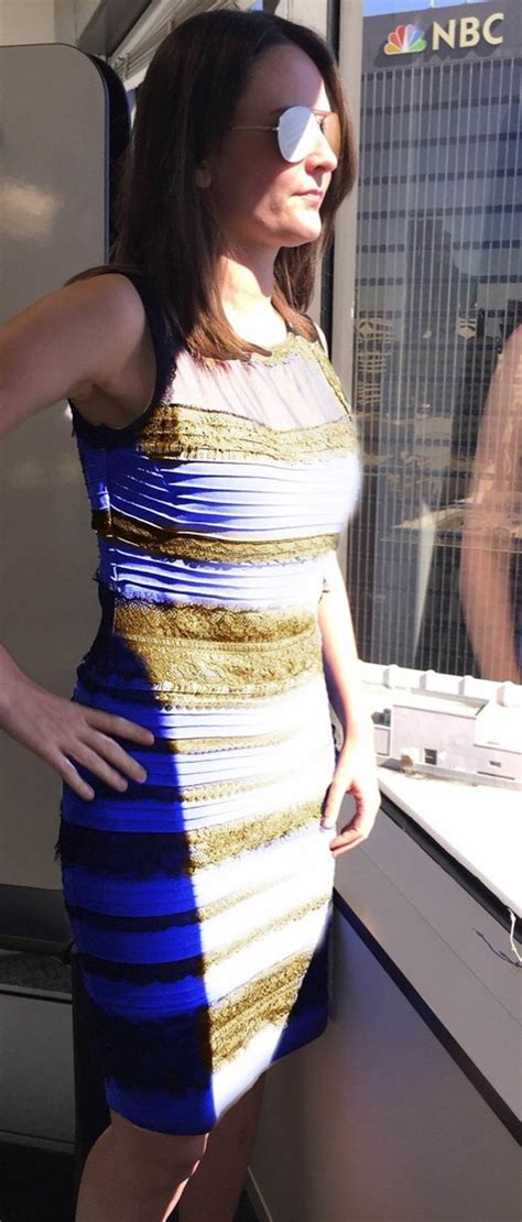 Photo finally solves the black and blue/white and gold dress debate