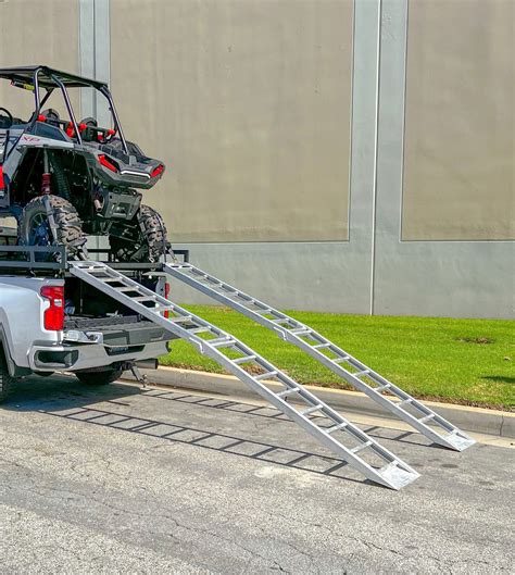 12' Aluminum FOLDING UTV and ATV ramps – Tow Smart Trailers