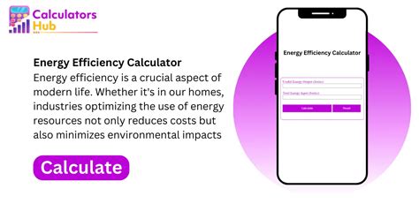 Energy Efficiency Calculator Online