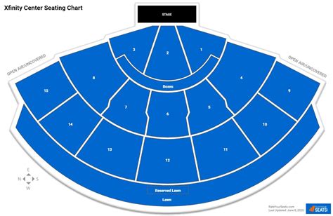 Xfinity Center Seating Chart - RateYourSeats.com