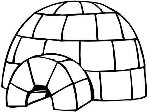 Outline Of An Igloo