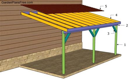 Attached Carport Plans PDF Woodworking