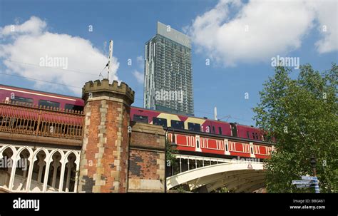 Manchester city centre Stock Photo - Alamy