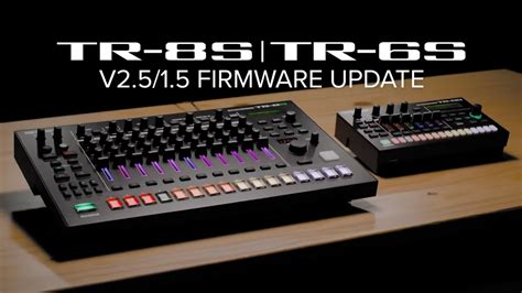 Roland TR-8S v2.5/TR-6S v1.5 Firmware & TR-EDITOR Update Overview - YouTube