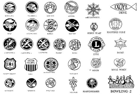 Emblems Clipart - American Headstones