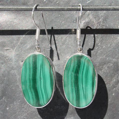 Malachite Earrings | Lumina Jewellery