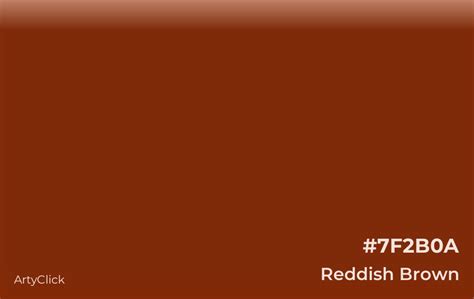 Reddish Brown Color | ArtyClick