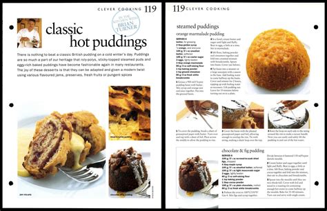 Classic Hot Puds #119 & 120 Clever Cooking Ready Steady Cook Recipes On 2 Pages