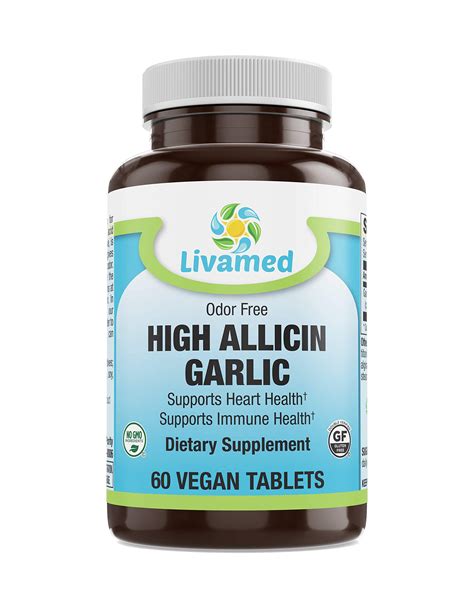 Buy High Allicin Garlic Supplement - Antioxidant Rich, Supports Immune System, Improve Enzymes ...