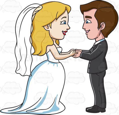 Cartoon Wedding Couple Clipart | Free download on ClipArtMag