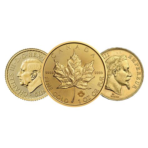 Buy gold coins from different collections