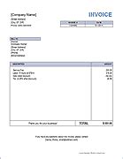 Invoice Templates for Excel | Maintenance Invoice Template Excel Format ...