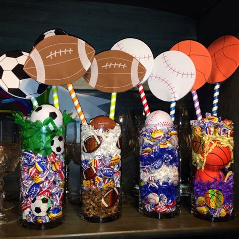 Best 25+ Sports centerpieces ideas on Pinterest | Baseball party ...