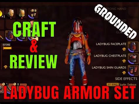 LADYBUG ARMOR SET - THE BEST ARMOR FOR SPIDERS! - Grounded - YouTube