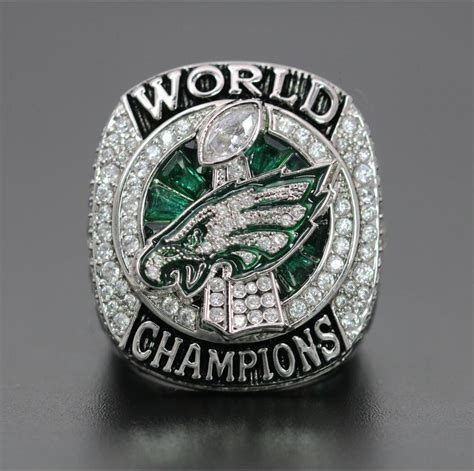 2018 PHILADELPHIA EAGLES SUPER BOWL LII Championship Ring 8-14S Foles Name