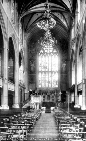 Photo of St Peter's, Holy Trinity Church, Interior 1897