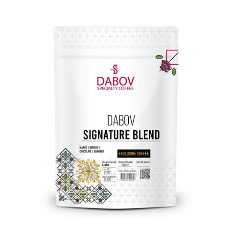 COFFEE OF THE MONTH - COFFEE BEANS Dabov Signature Blend - Dabov ...