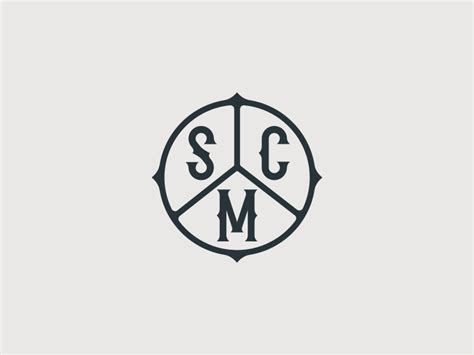 SCM monogram by Alex Mihis on Dribbble