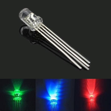 5mm RGB Full Color LED 4-Pins (SYDIY5009) - Rutten Elektroshop