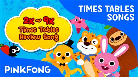 2x~9x Times Tables Review Song | Times Tables Songs | PINKFONG Songs for Children - YouTube