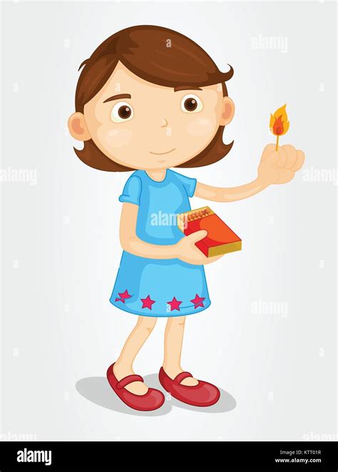 Little match girl illustration hi-res stock photography and images - Alamy