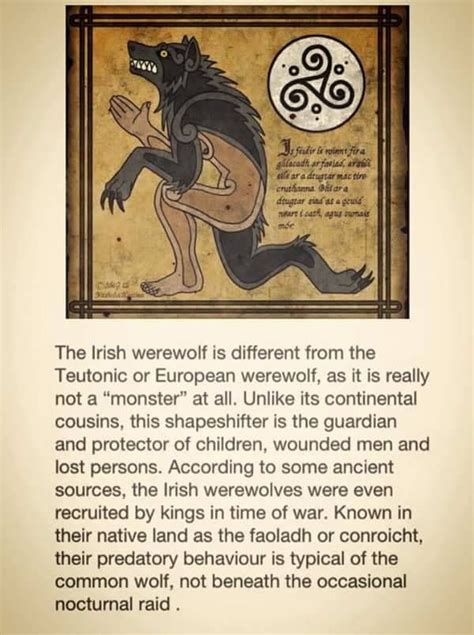 Celtic Mythology, Werewolf Mythology, Werewolf Symbol, Werewolf Facts ...