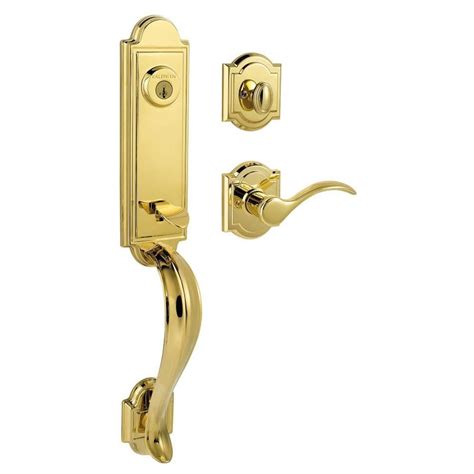 Shop Kwikset Prestige Avendale SmartKey Lifetime Polished Brass Single ...