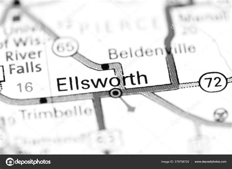 Ellsworth Wisconsin Usa Map Stock Photo by ©aliceinwonderland2020 379706720