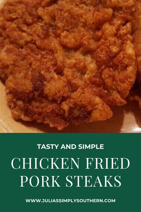 Chicken Fried Pork Steaks | Recipe | Fried pork steak, Pork steak, Fried pork