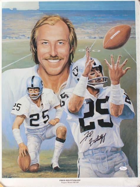 Fred Biletnikoff Signed Raiders 19x25 Lithograph (JSA COA) at Pristine ...