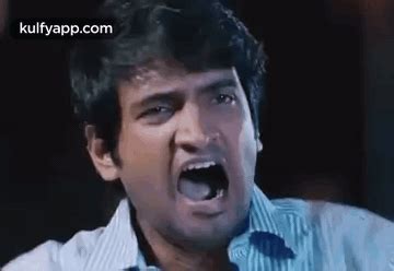 Santhanam Yawning GIF