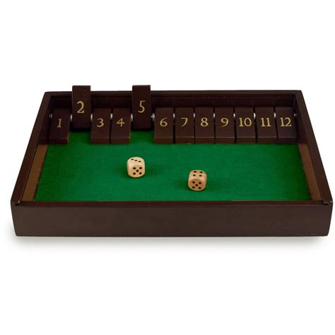 Sterling Games Wooden Shut the Box Game, 12 Numbers - Walmart.com