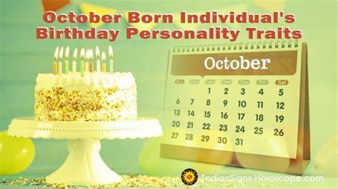 October Birthdays: Unveiling the Unique Birthday Personality Traits ...