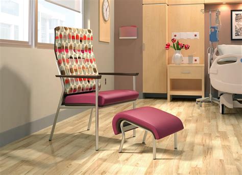 Comfortable seating in patient rooms enables visitors to stay longer ...