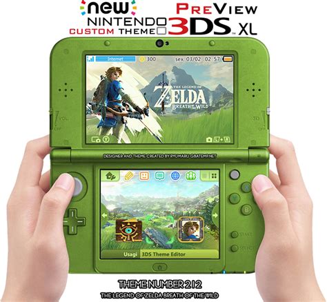 The Legend of Zelda Breath of the Wild - 3DS Custom Theme | GBAtemp.net - The Independent Video ...