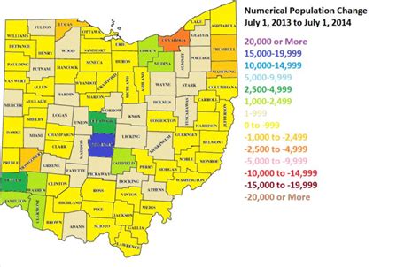 Ohio Map Counties And Cities - Blank Map