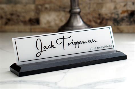 Personalized Desk Name Plate Personalized Employee Gift - Etsy