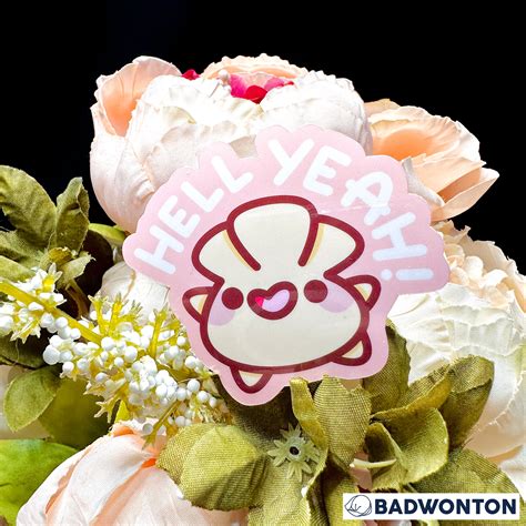 Badwonton Hell Yeah Emoji Sticker – badwonton